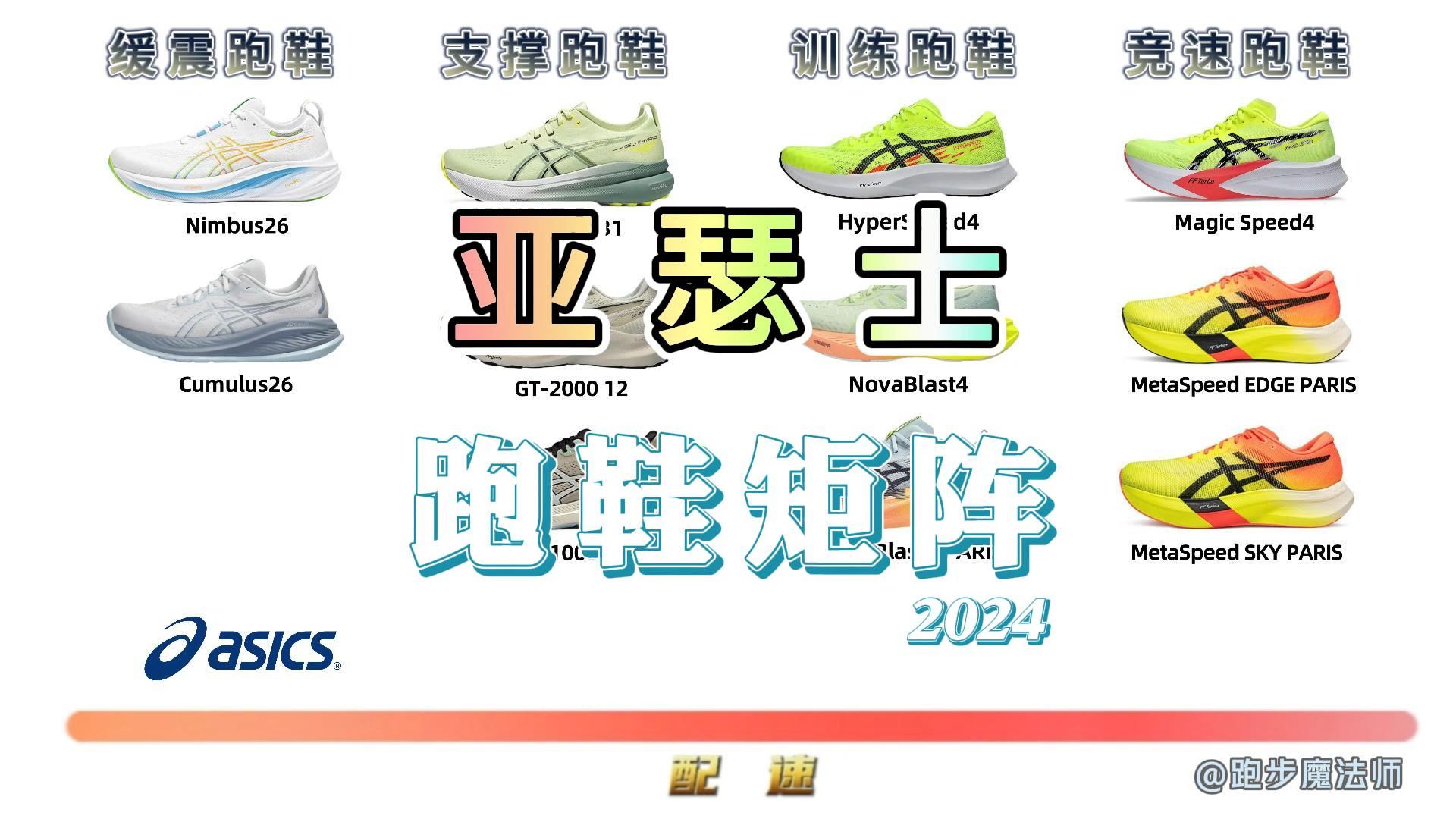 asics跑鞋矩阵图图片