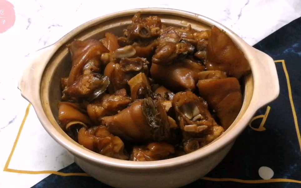 广东经典菜蚝豉猪手家常做法,惹味又好吃