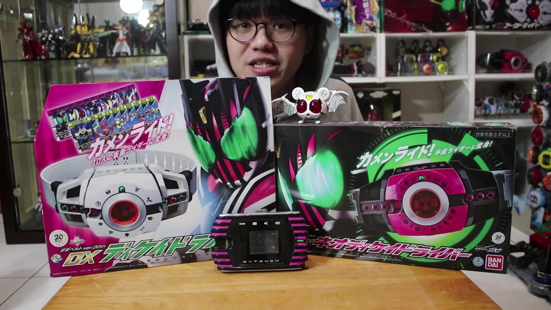 【namaste 大学生】假面骑士decade 品红 帝骑哥 王小明 dx腰带