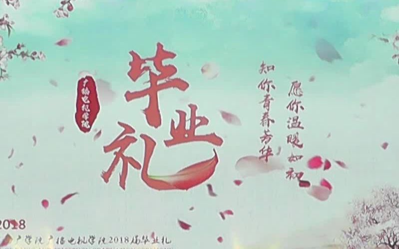 愿你温暖如初,知你青春芳华|中传南广学院(南京传媒学院)广播电视学院2018届毕业礼哔哩哔哩bilibili