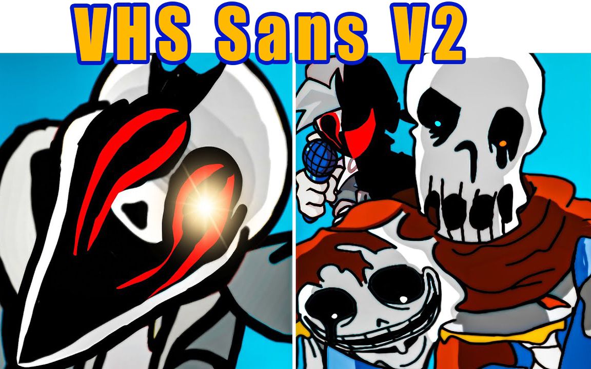 vhs sans v2最新版! 救贖傳說亂入? fnf優質傳說之下模組!