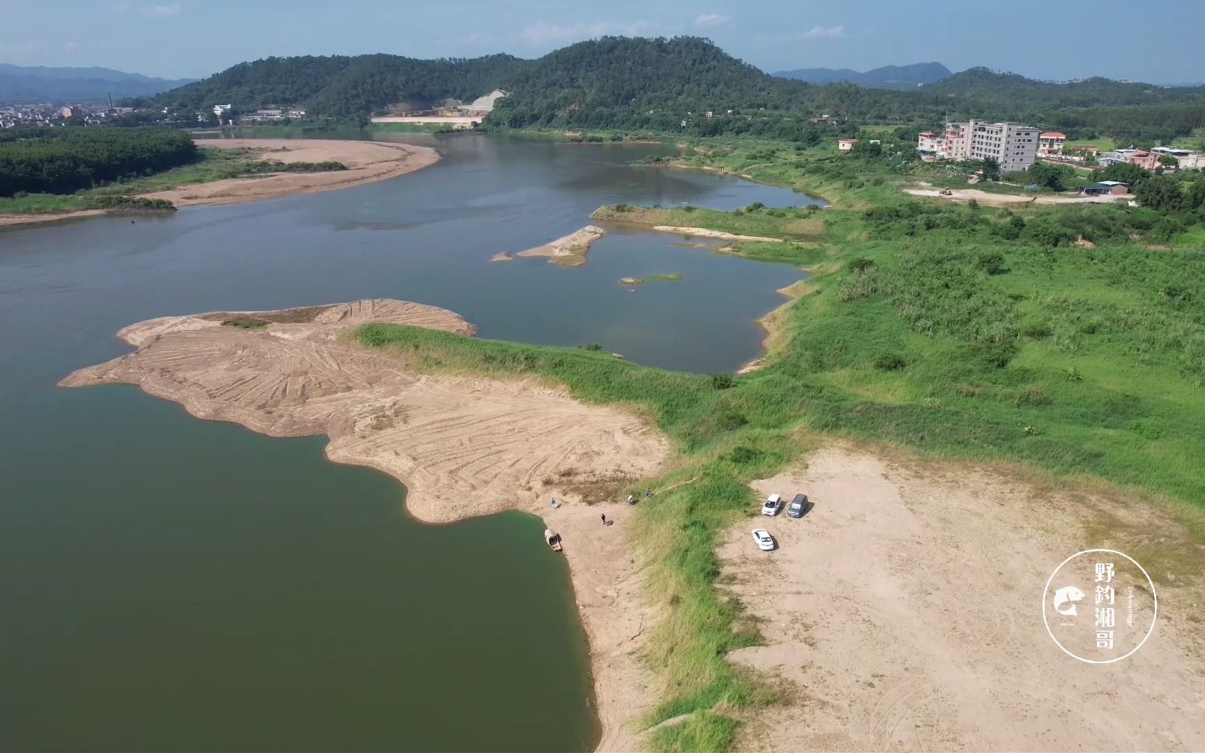 惠州东江无敌沙滩美景,开车直达知道的人少,夜钓土鲮绝佳钓点!哔哩哔哩bilibili