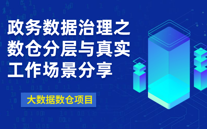 智慧政务行业大数据治理项目之数仓分层以及真实工作场景如何分工【老姜分享】哔哩哔哩bilibili