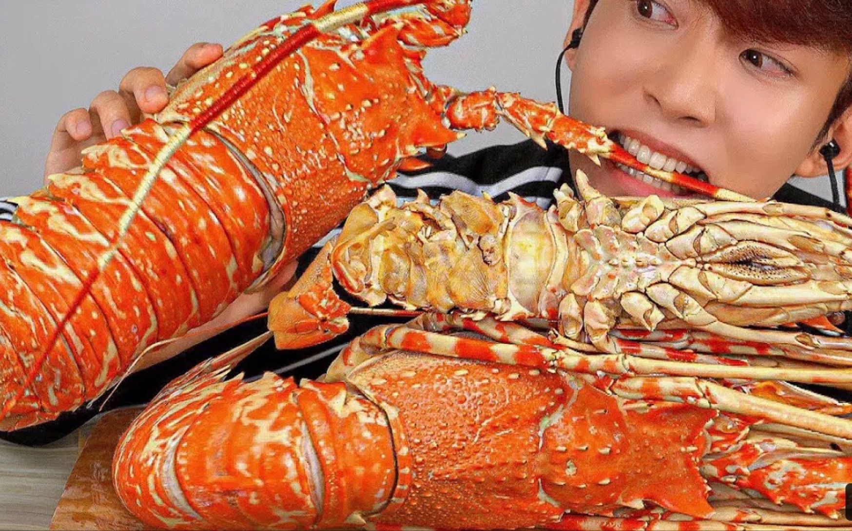 【jaeyeol】 吃4kg的巨型小龙虾