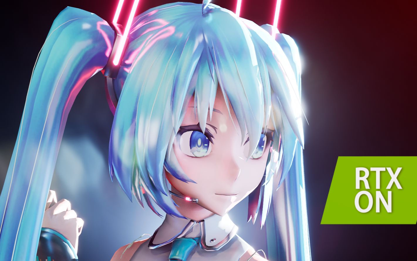 [图]用虚幻4做的miku