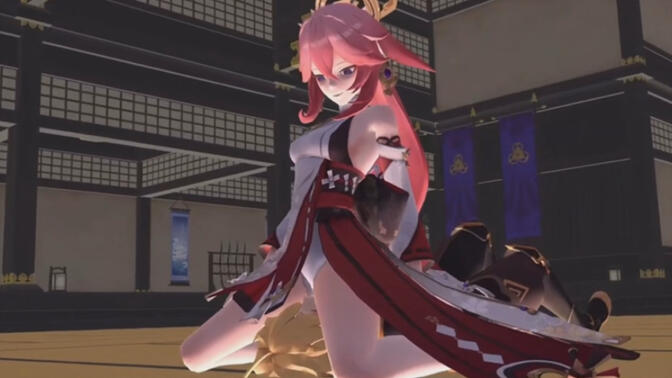 八重神子坐脸杀