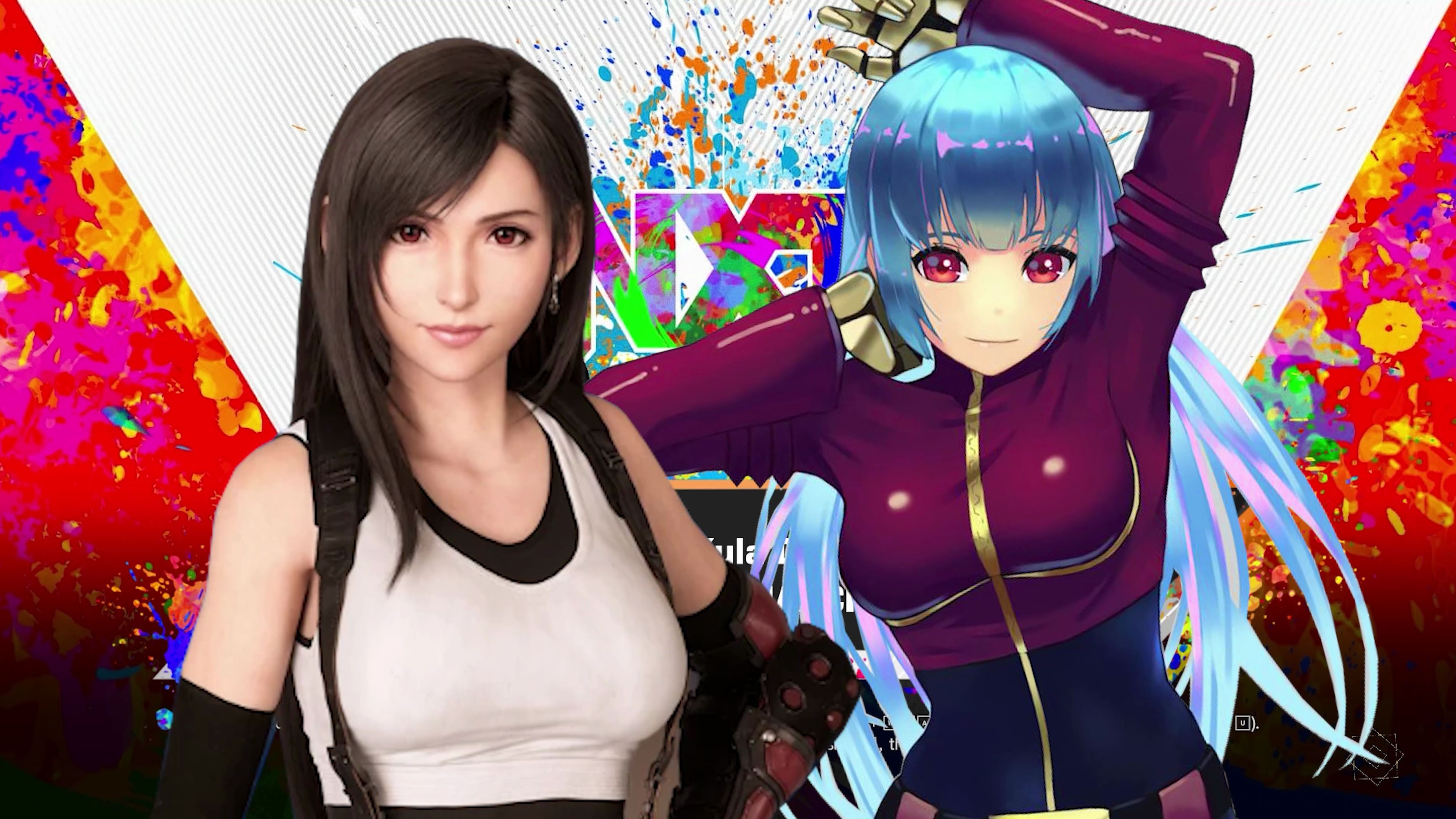 蒂法vs库拉,但是wwe