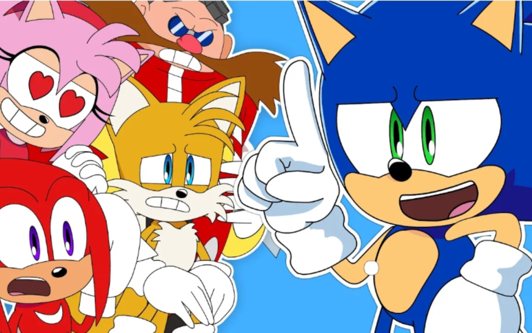 [图]索尼克和纳克鲁斯秀第8.5集番外推特问答Sonic Twitter Takeover #7 BEST OF(Animated!)