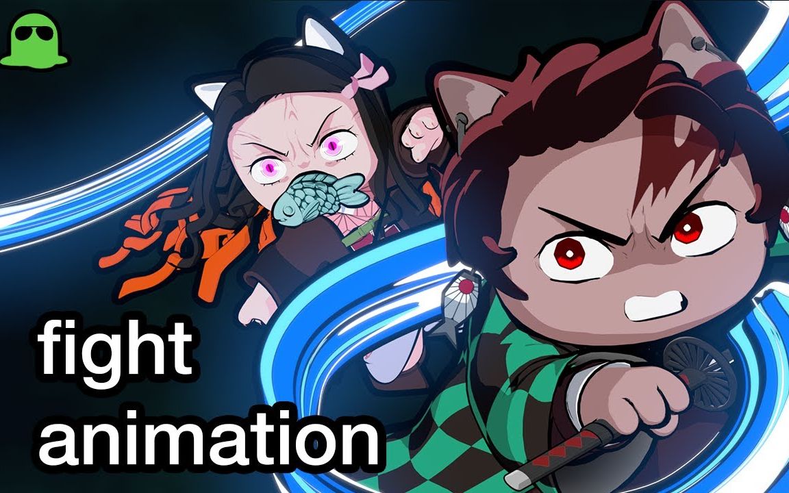 喵版鬼灭之刃demon slayer cats - fan animation
