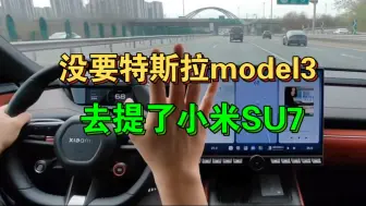 Tải video: 24.6万没要特斯拉model3，去提了小米SU7，肠子悔青