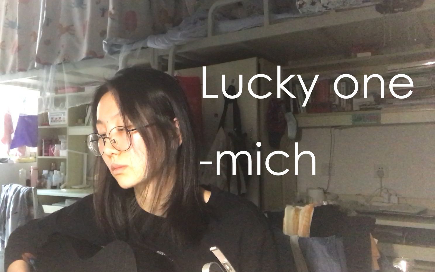 luckyonemich用吉他弹尤克里里谱
