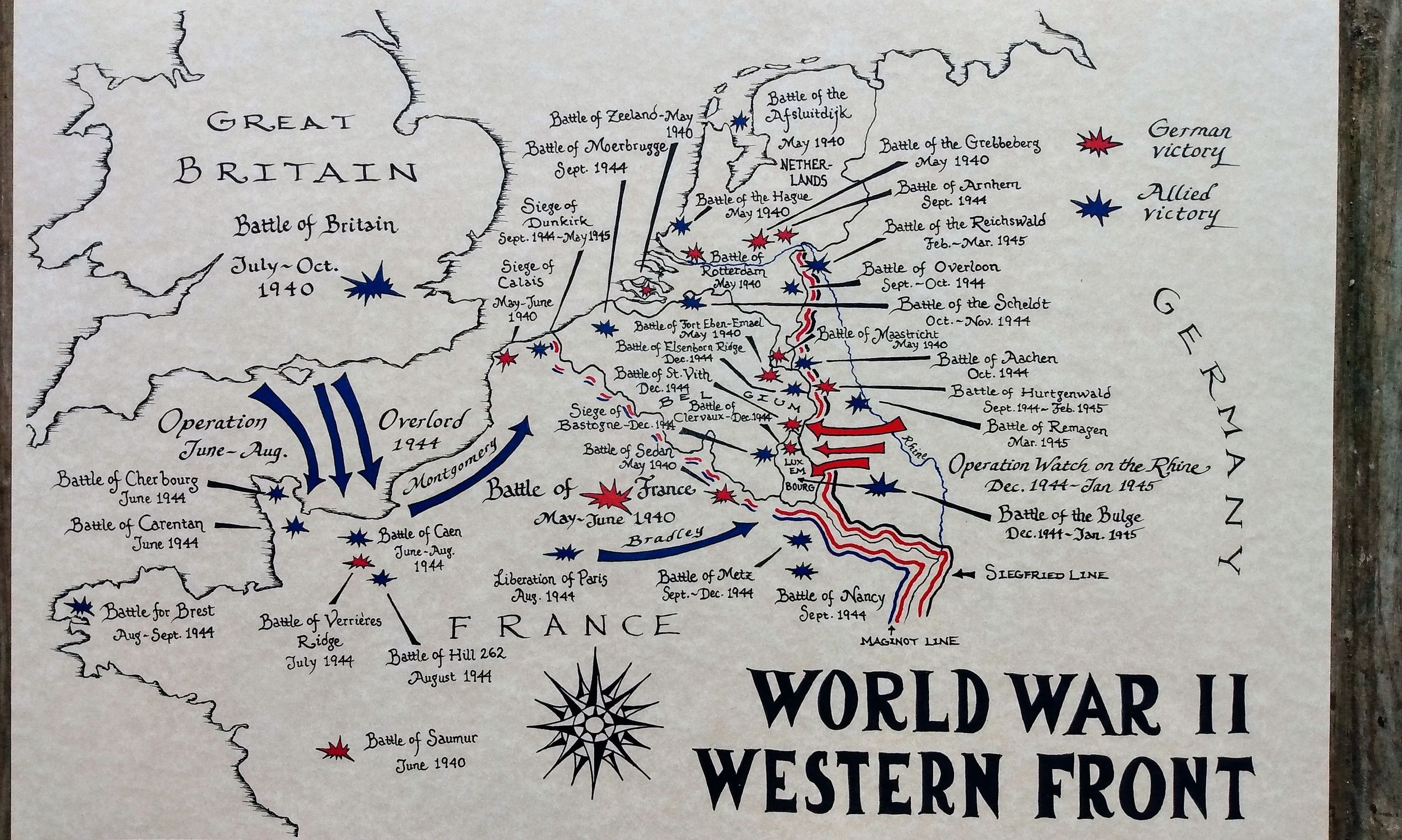 二战西线态势动画 1944-45 (2021) 水山汉化