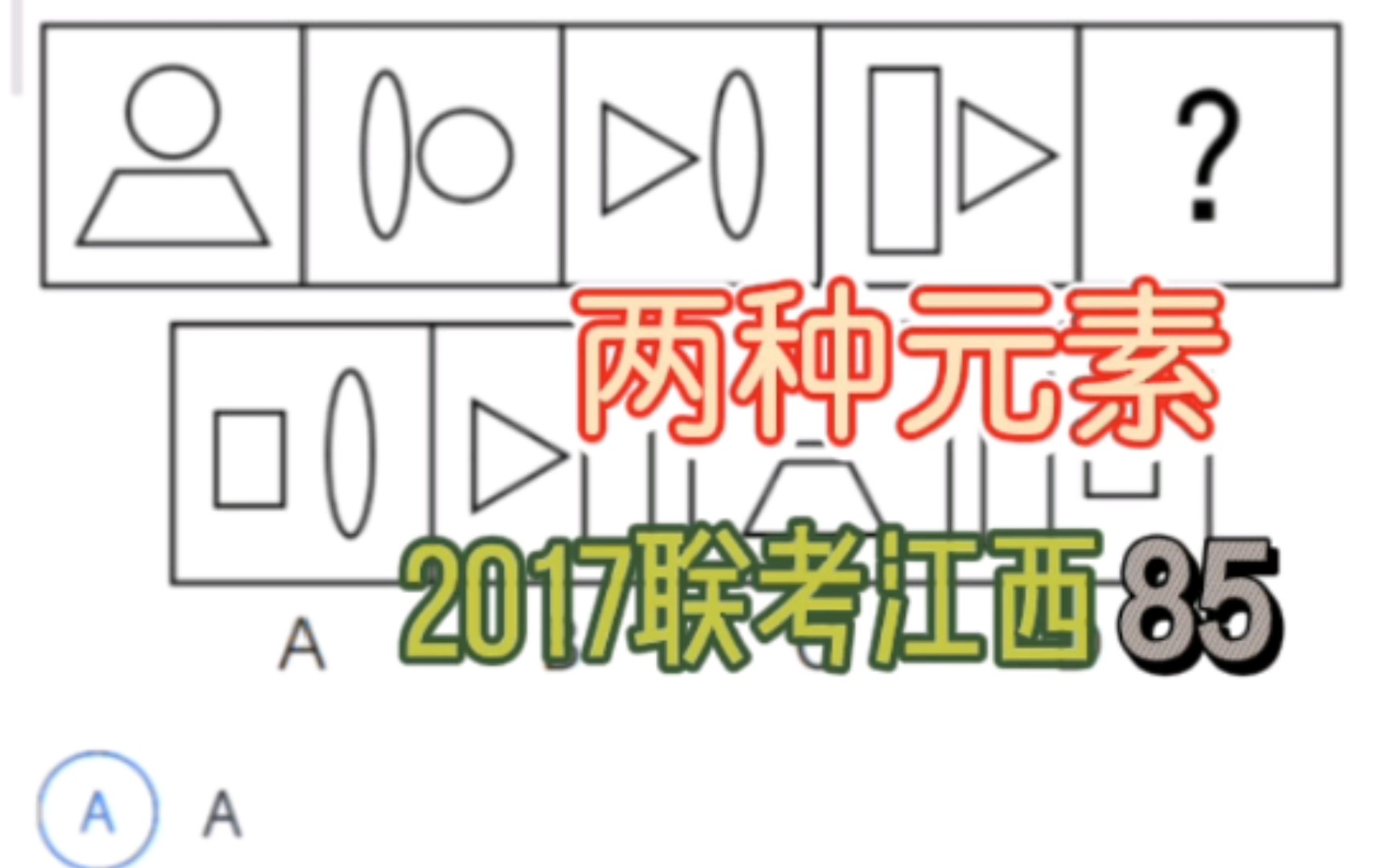 【图推】2017联考江西卷85 ~ 两种元素哔哩哔哩bilibili