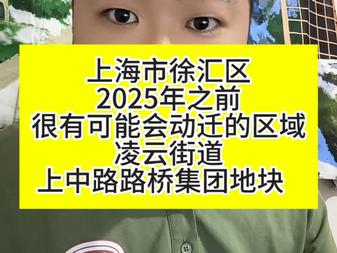 上海市徐汇区可能会动迁的区域:凌云街道上中路路桥集团地块哔哩哔哩bilibili