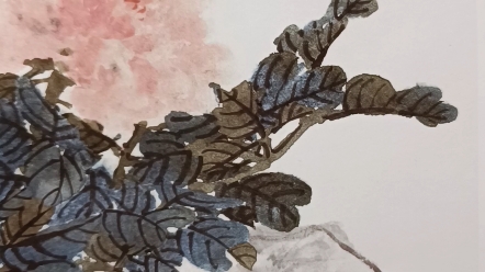 任伯年蛱蝶牡丹图