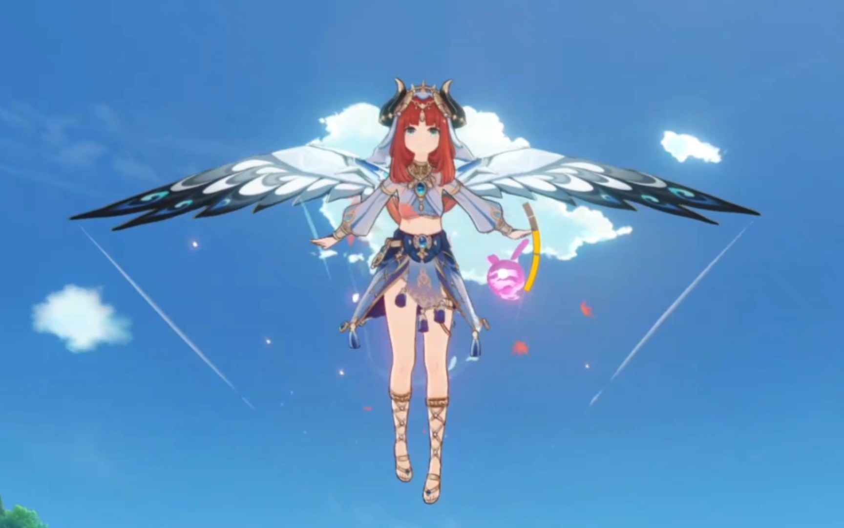 妮露爱了!原神百搭翅膀-雪隐之翼!_手机游戏热门视频