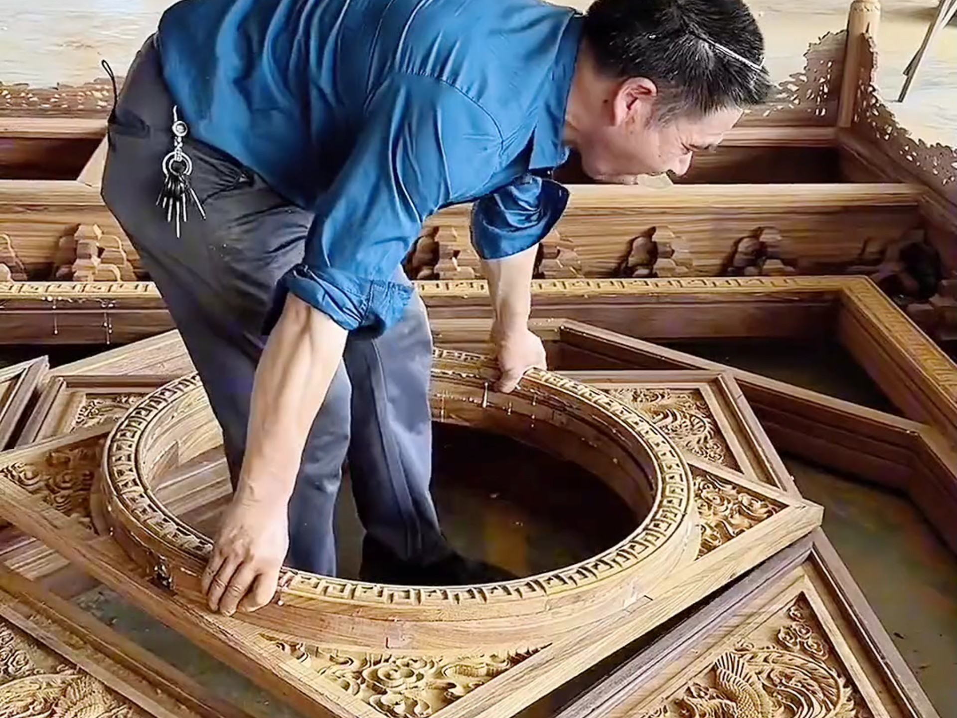 东方的智慧,天方地圆最美藻井吊顶