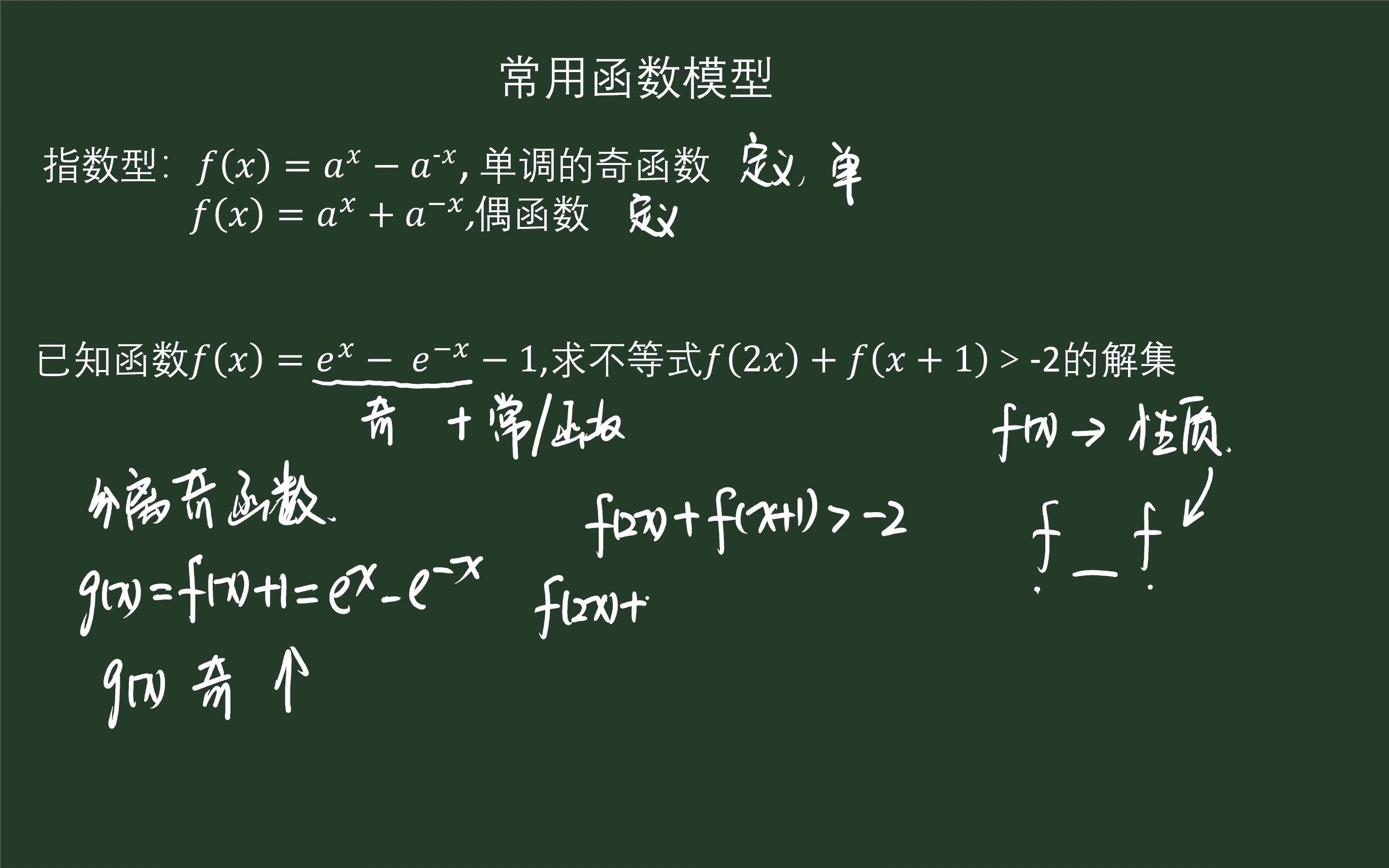 常见函数模型:第二类指数型哔哩哔哩bilibili