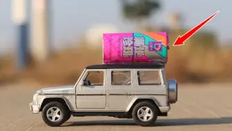 将“满地珍珠烟花”粘在“小汽车”上，点燃后，能推动起来吗？