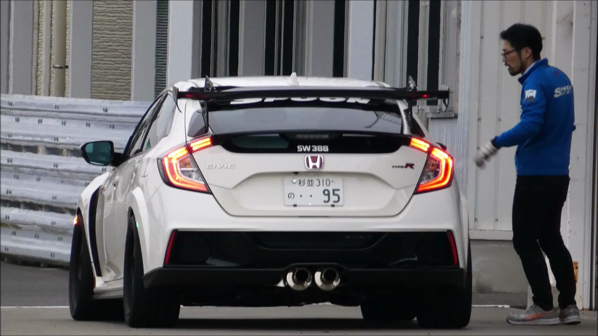 【jdm】spoon思域type-r(fk8)场地调教测试