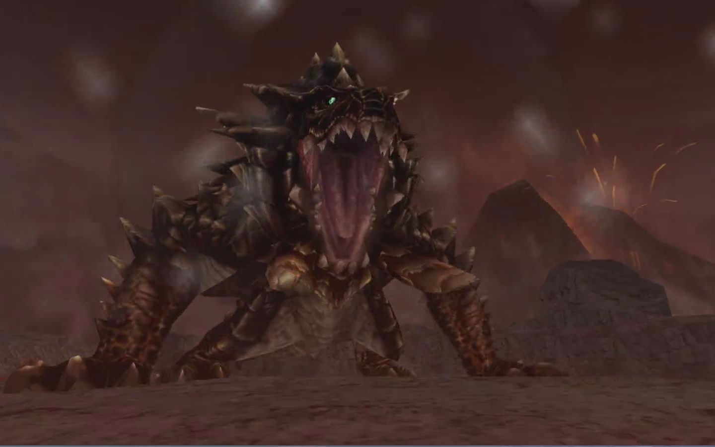 怪物猎人p2g天坑计划第0020期1霸龙村长f4前最后的决战