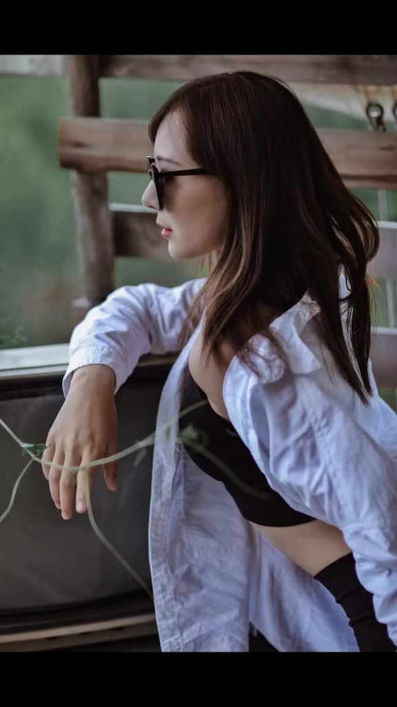 wow～有个很会拍照的美女小姐姐鹤鹤予 南宁