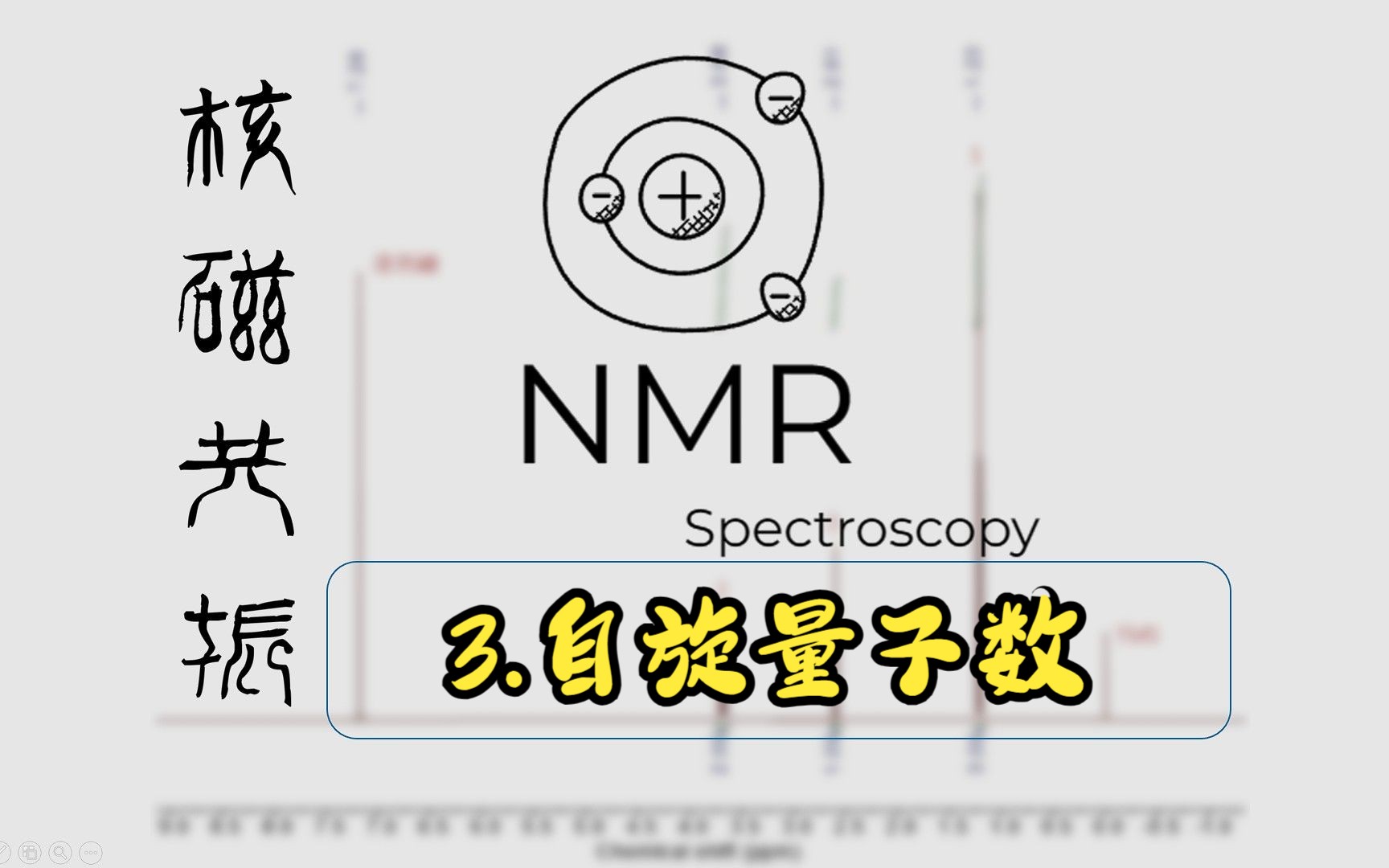 【NMR】核磁共振波谱基础原理剖析——P3.自旋量子数哔哩哔哩bilibili