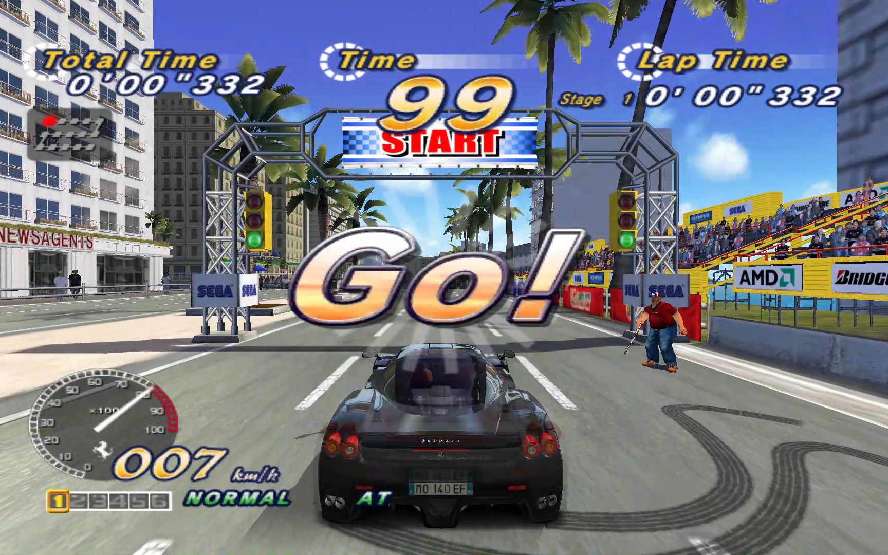 古老的电玩城赛车游戏:OutRun2006通关视频单机游戏热门视频