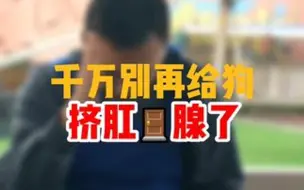 Descargar video: 不是所有的狗都要主人帮忙去挤这里，根据狗狗的身体状况决定要不要帮忙