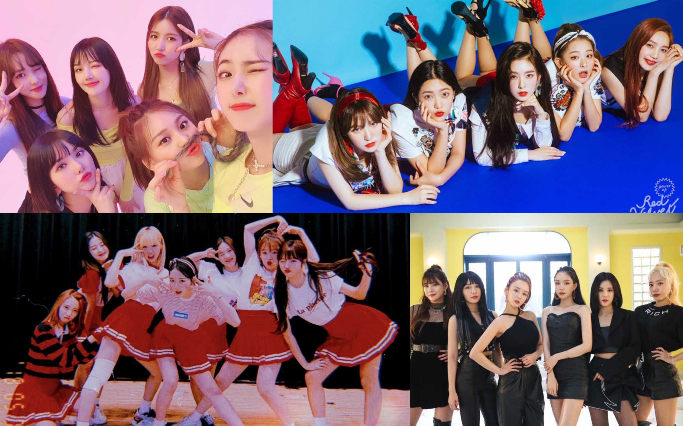 自用kpop女团减肥舞apinkgfriendredvelvetohmygirl合集