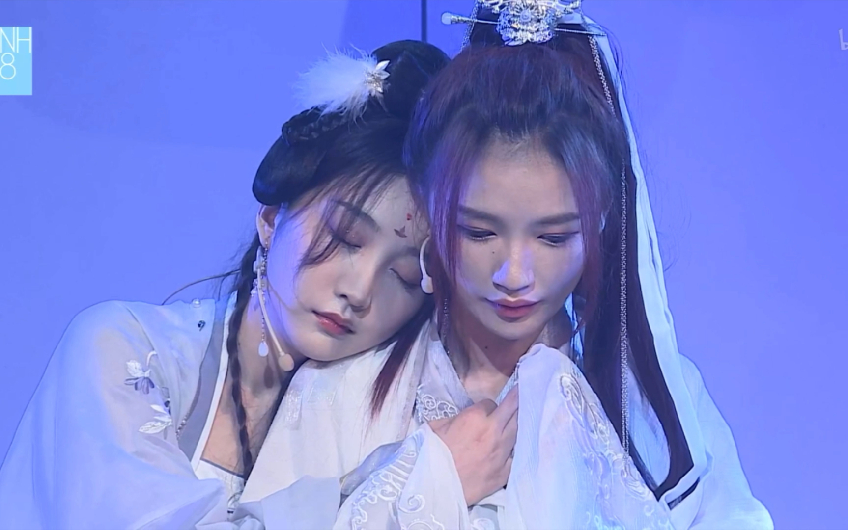 【snh48】【w张】【张雨鑫x张怡】最佳拍档复赛舞台《古画》|孱弱书生