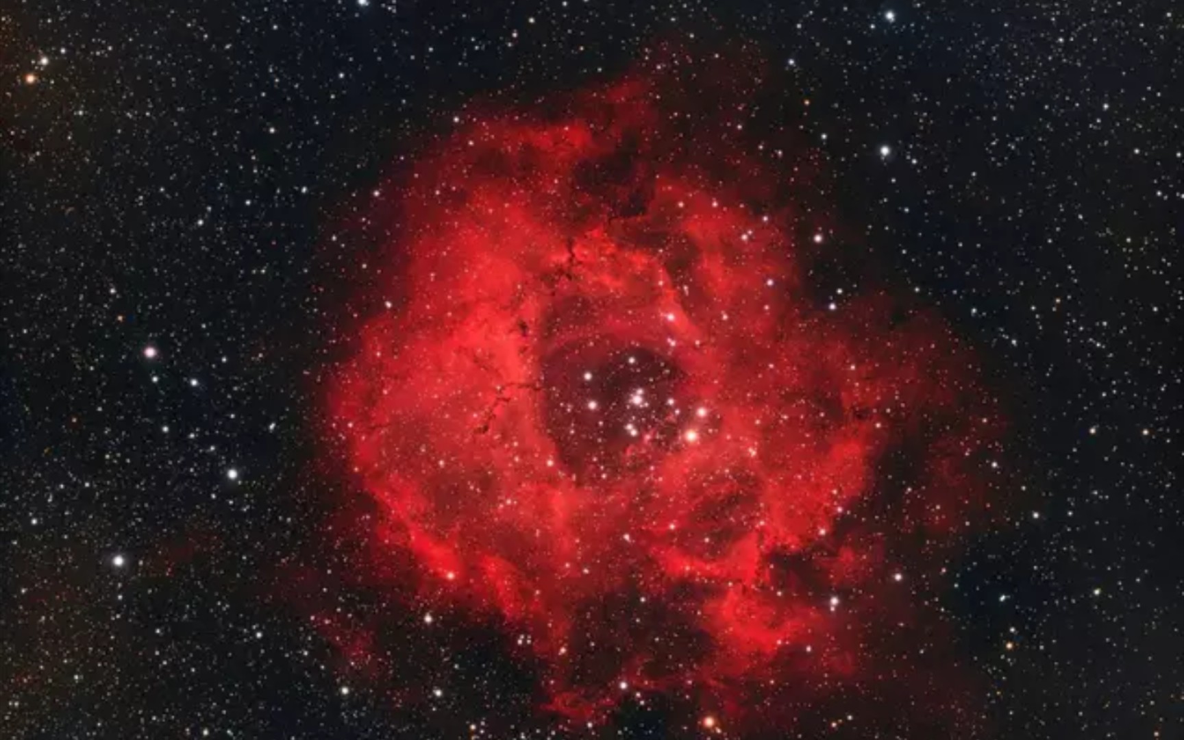 [图]【情人节】NGC2237玫瑰星云，宇宙仿佛听见我的呼唤，天空的云彩都变成粉红色。给你宇宙级的浪漫，我的哥哥