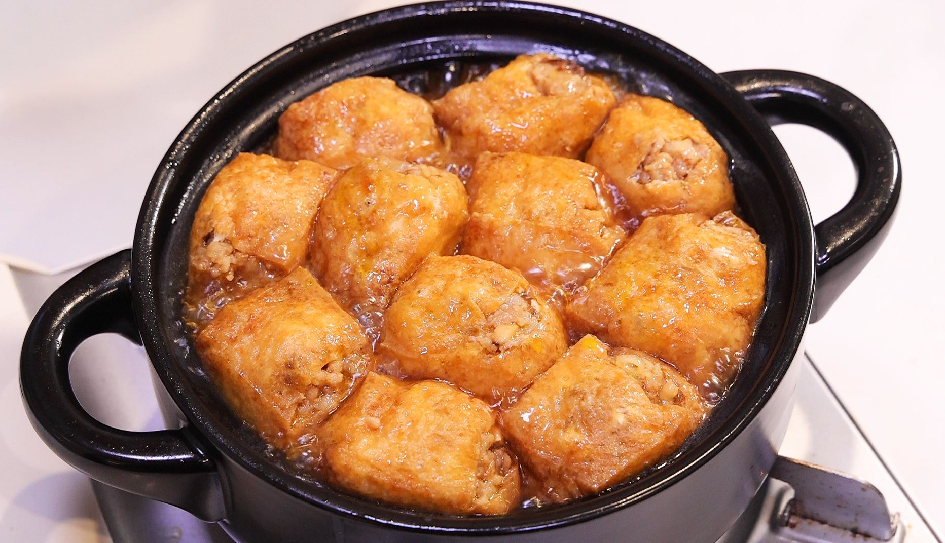 客家人爱吃的油豆腐煲,有着很好的寓意,怪不得过年家家户户都要吃