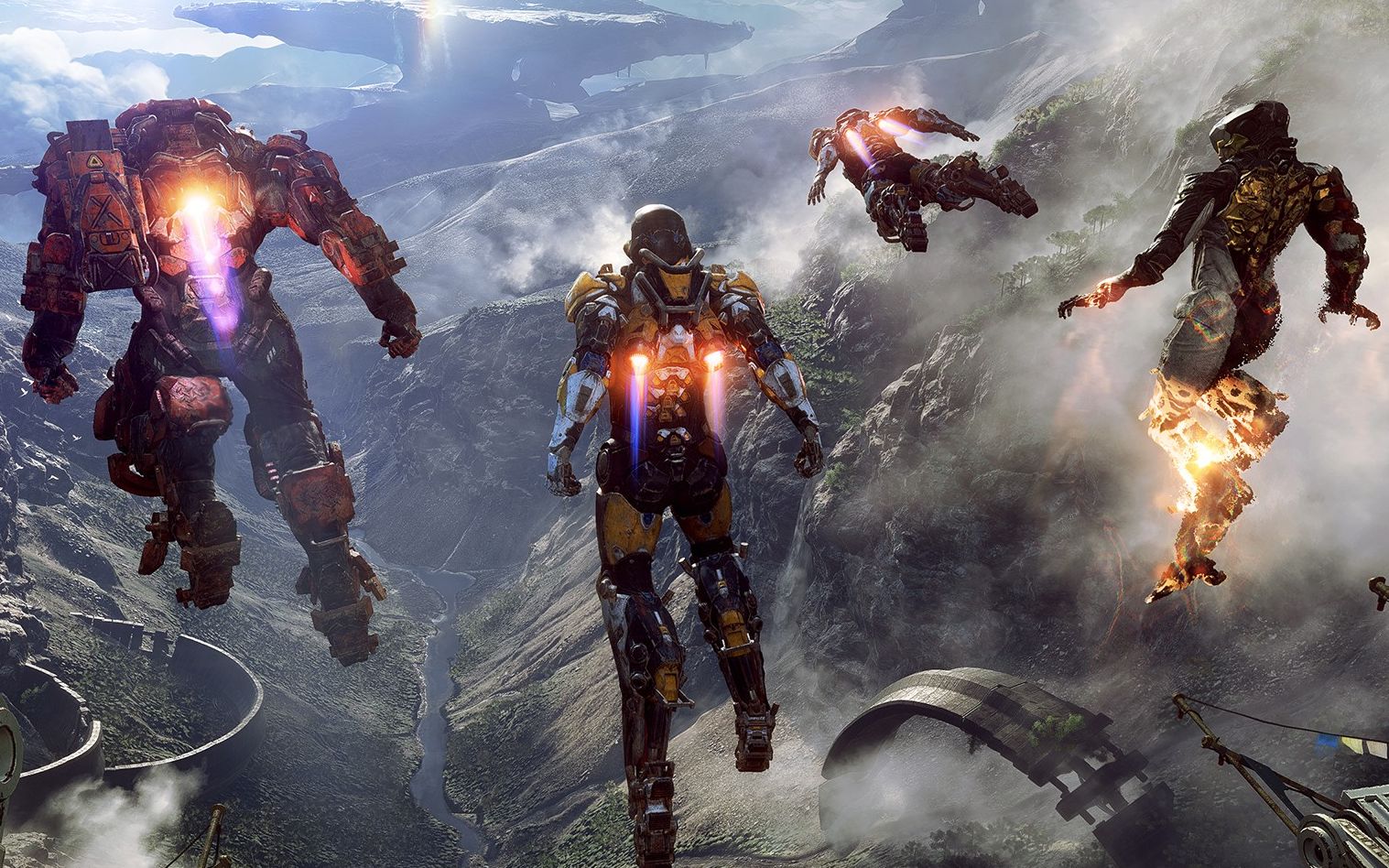 科幻游戏中五套炫酷的装甲穿上你就是最帅的