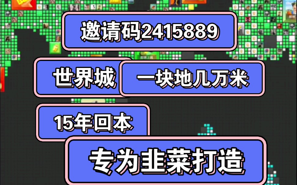 世界城终极韭菜盘,价值好几个w的虚拟地块,15年就能盈利哔哩哔哩bilibili