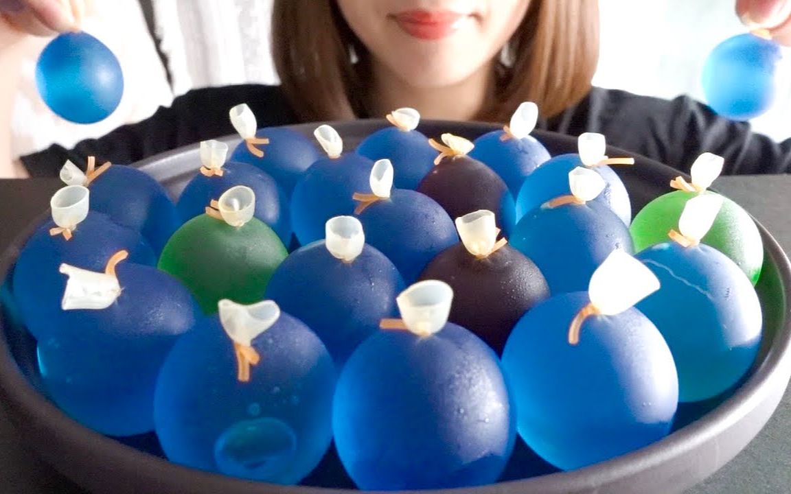 わさび ☆ 海王星果冻球,晴王葡萄果冻球,巨峰葡萄果冻球 食音咀嚼