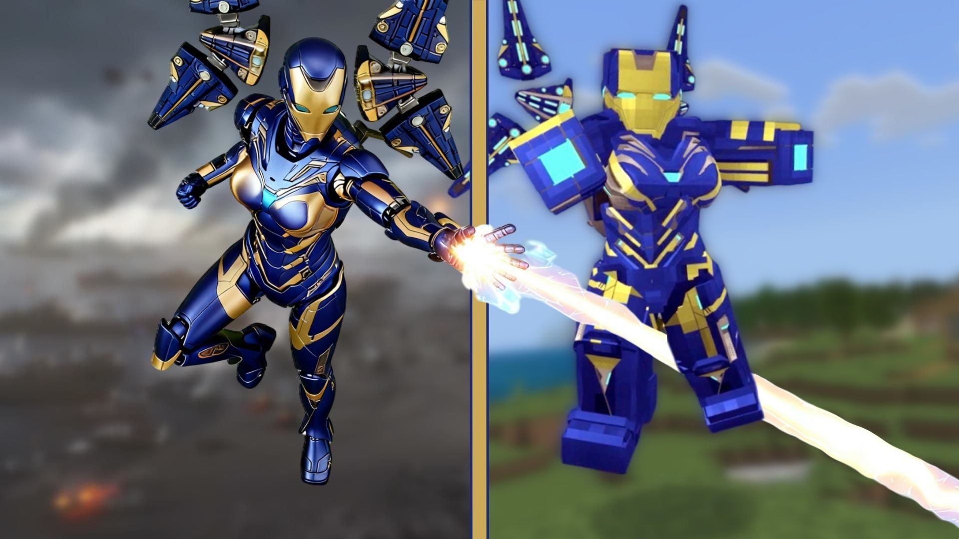 女性钢铁侠?秒杀末影龙!