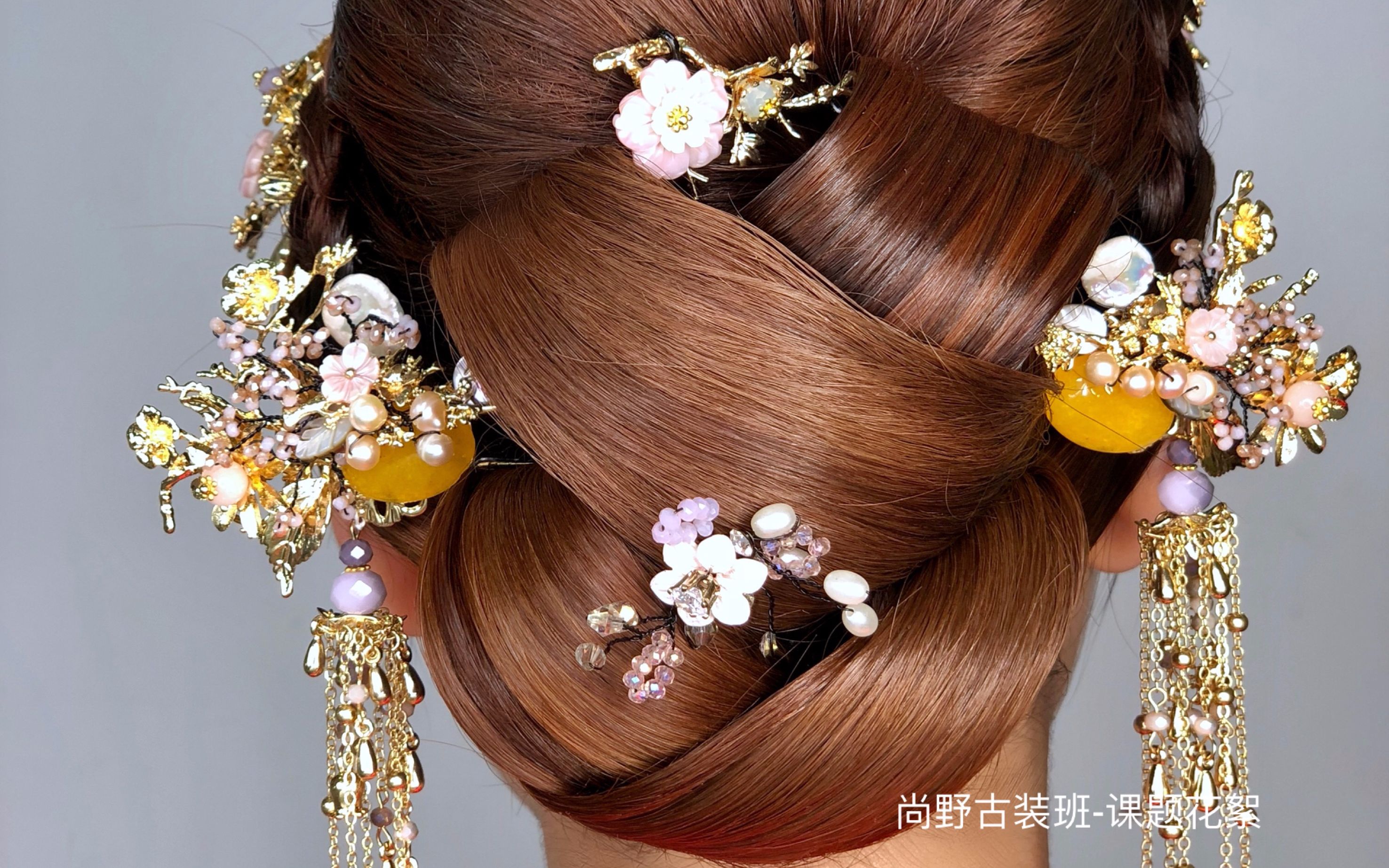 秀禾发型,新娘发型,中国风新娘造型,古装新娘造型,宁波尚野化妆学校