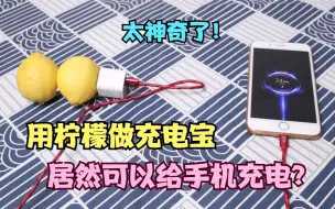 Tải video: 用柠檬做充电宝，能给手机充电？小伙亲测真假！