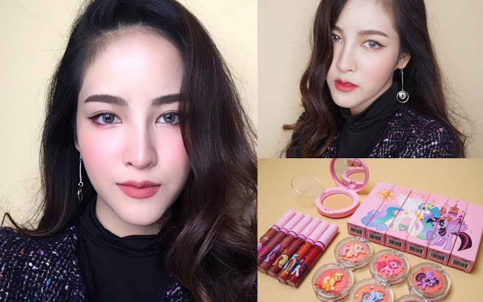 【泰国美妆】萌化了~mille×pony联名款彩妆 测评以及妆容教学