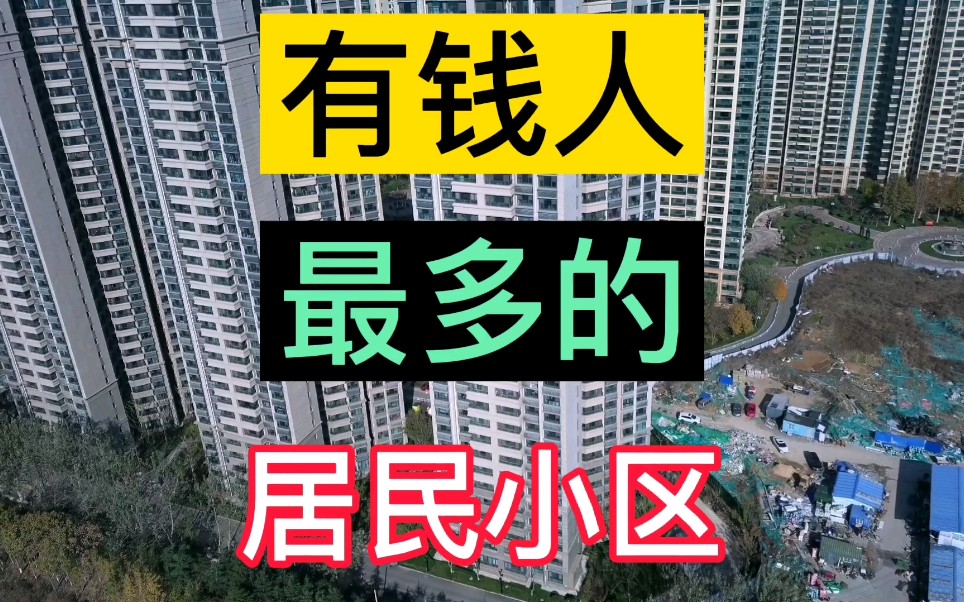 据说是潍坊市区有钱人最多的小区,看出来是哪一个小区了吗哔哩哔哩bilibili