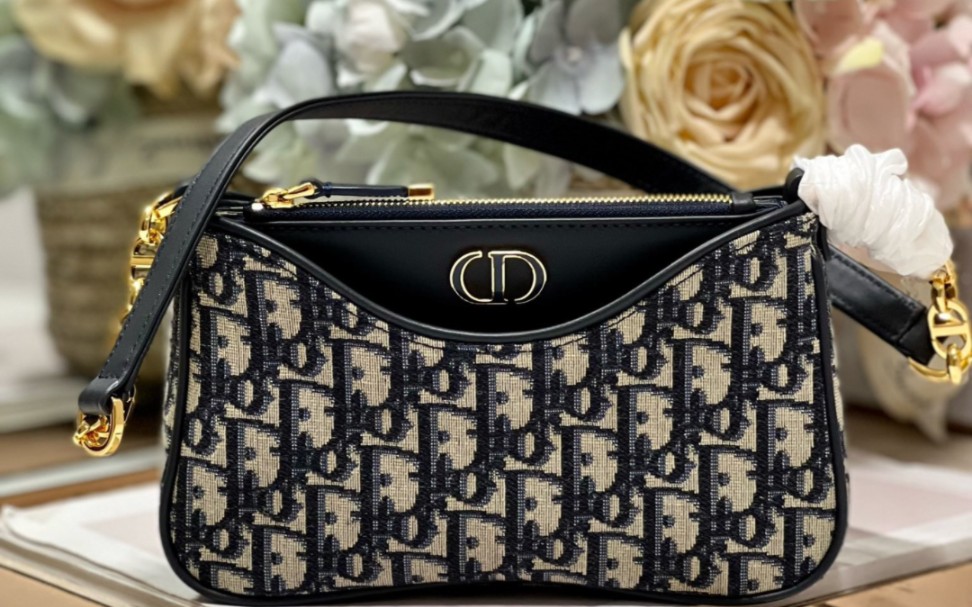 dior 30 montaigne hobo avenue 迷你手袋「老花」视频介绍,穿搭攻略