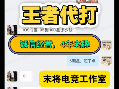【王者代打】努力奋斗,努力做好,谢谢支持,欢迎咨询王者荣耀