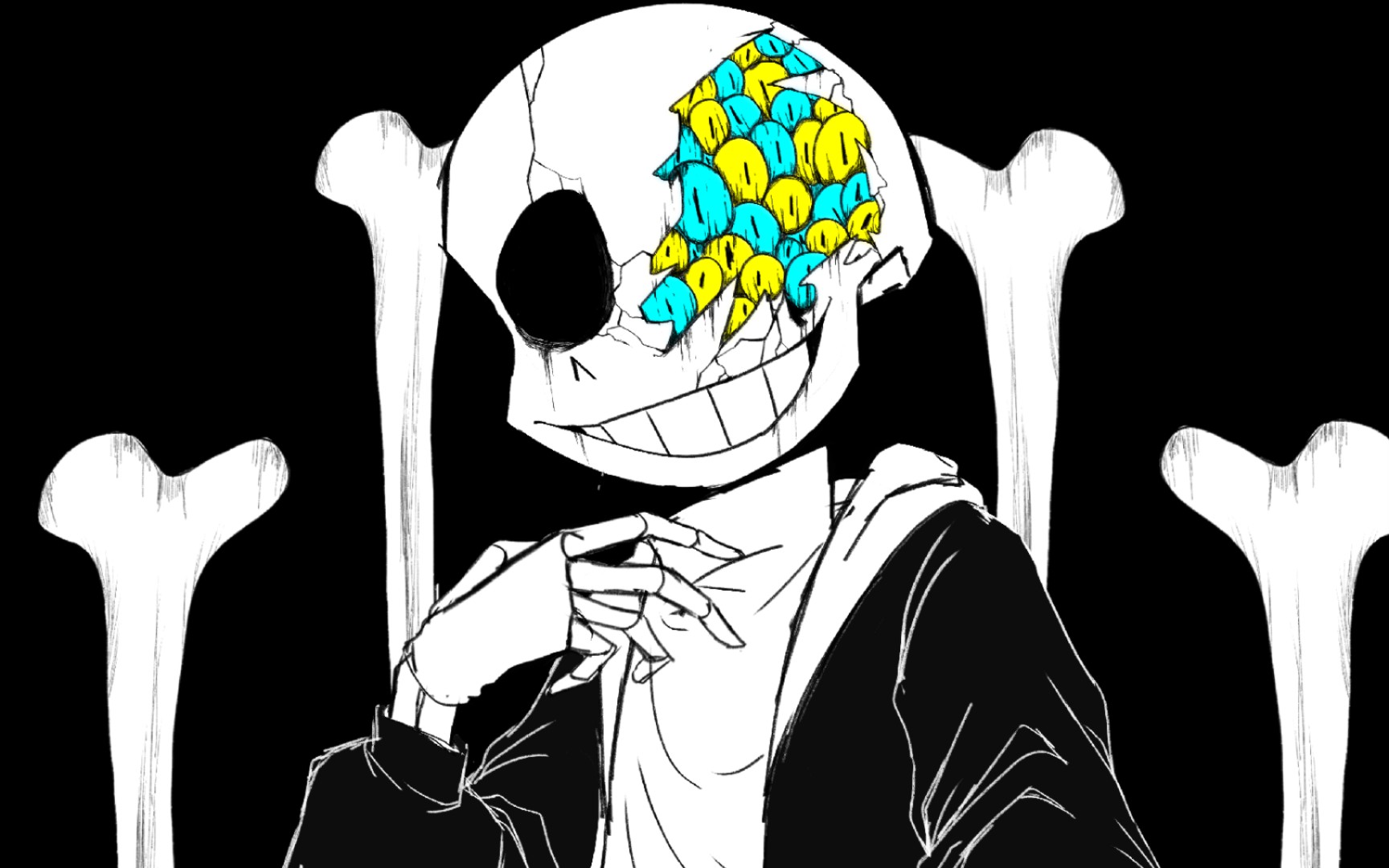 [no au] boneliest. [绘画]