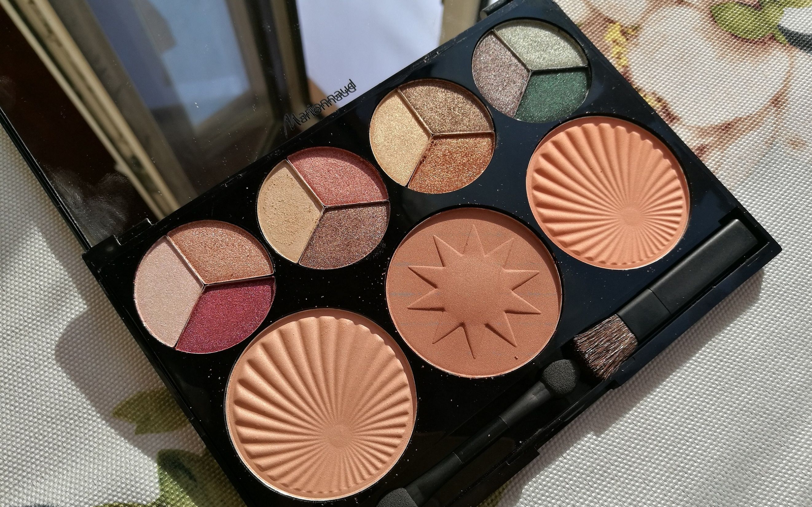 【玛莉娜美妆盘】marionnaud眼影盘试色 双十一性价比之王