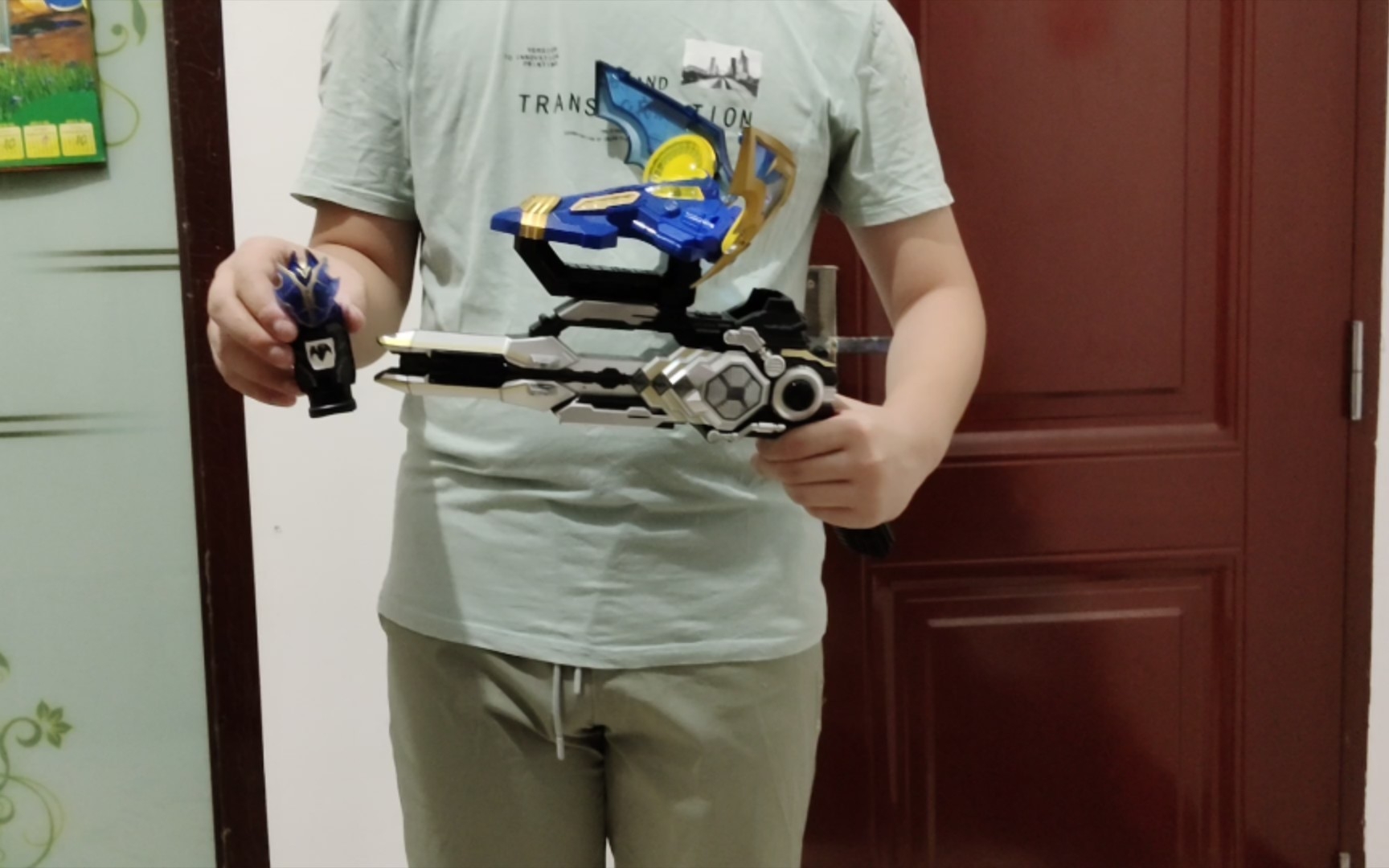 铠甲勇士捕将蝠将缉捕枪声光演示