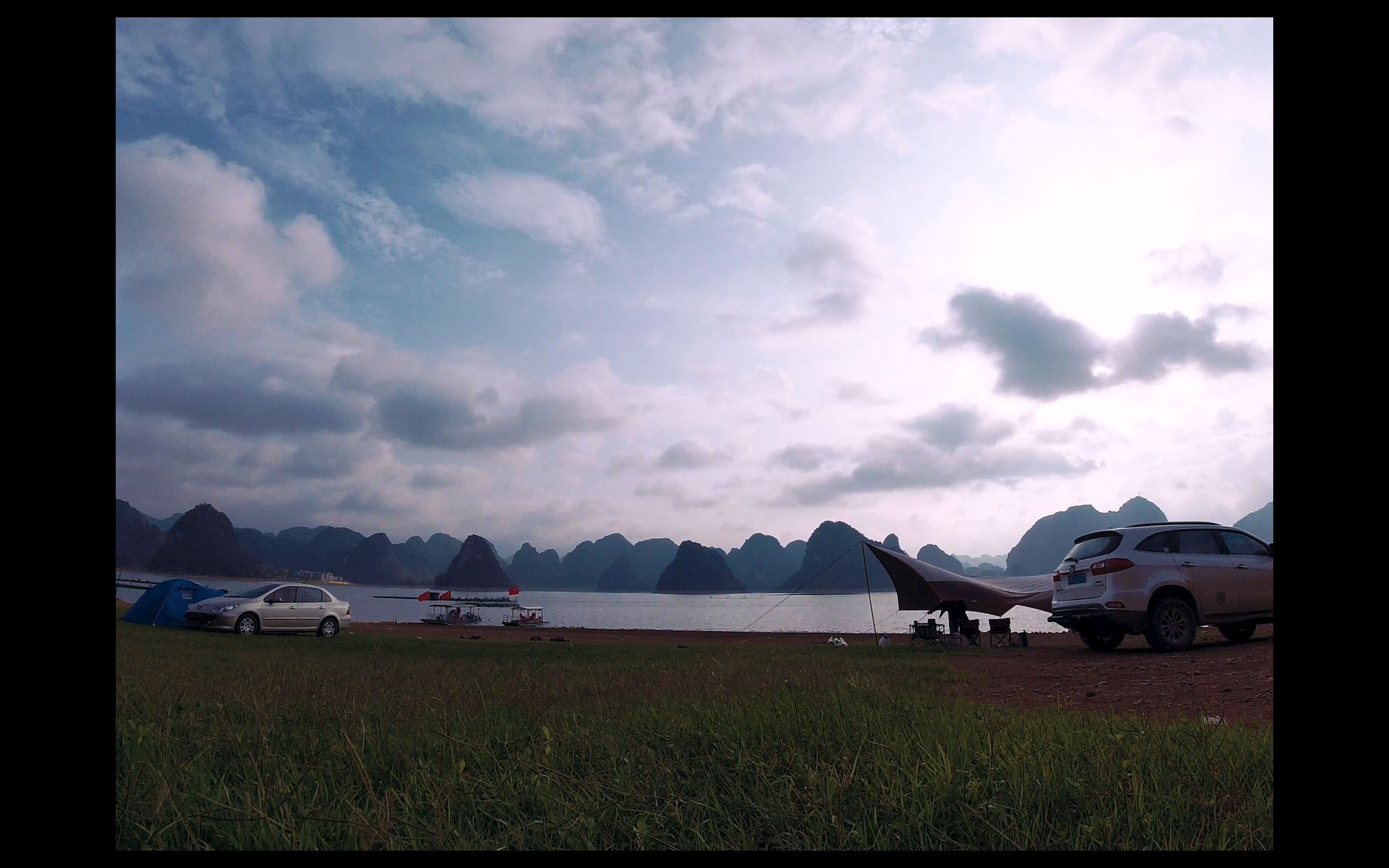 五一期间靖西渠洋湖露营