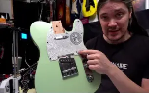 Video herunterladen: 琴弦穿体vs穿琴桥 声音对比 Harley Benton Tele Makeover Continues