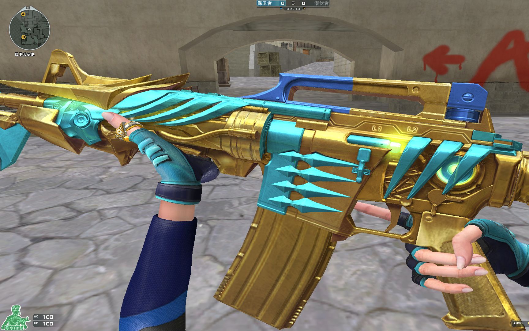 cf:当我拿出这把觉醒版王者之幻,瞬间成了这个网吧最靓的仔