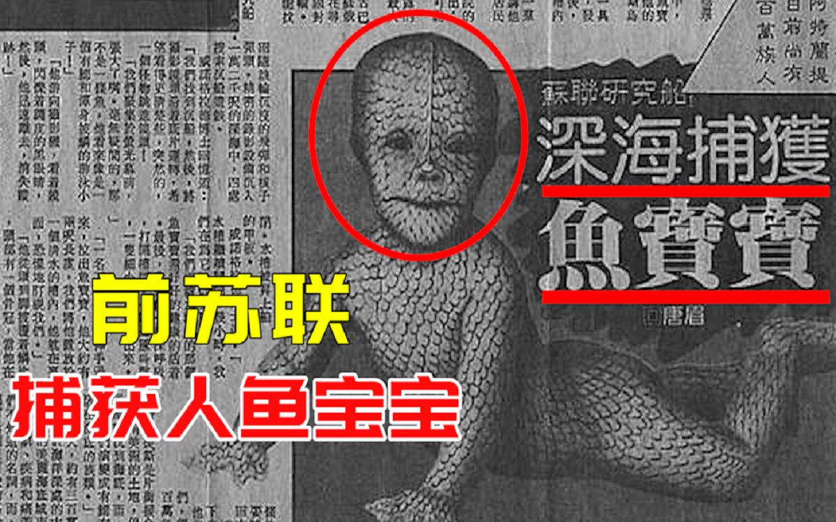 前苏联曾捕获"人鱼宝宝"能口吐人言?超古代文明亚特兰蒂斯真的存在吗?